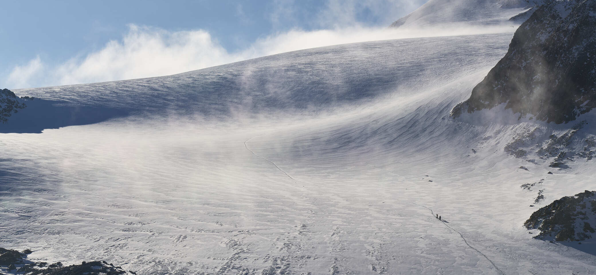 Schnalskamm in den Ötztaler Alpen von der Similaunhütte | © Alexander Goebel 2020